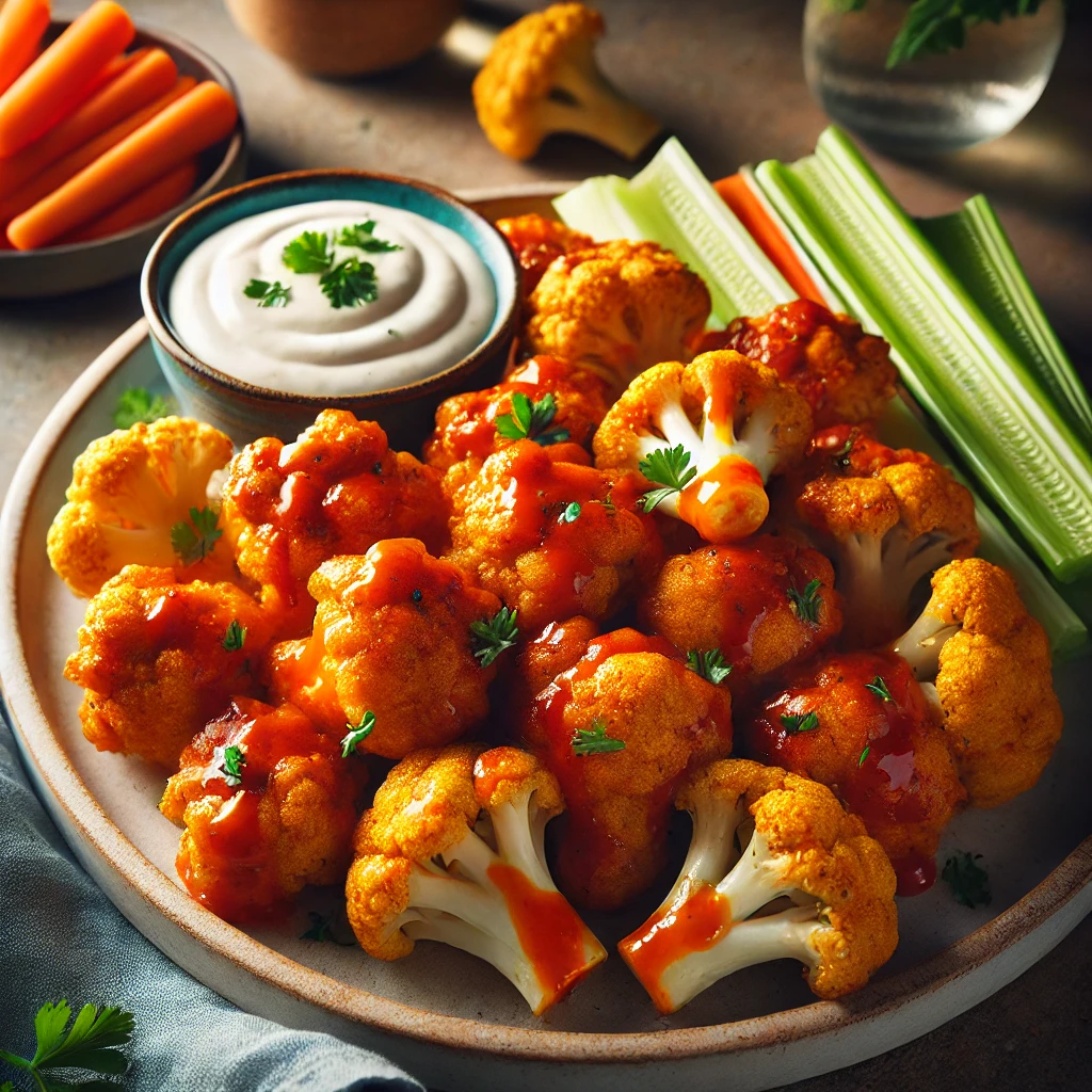 Buffalo Blumenkohl Wings – Der perfekte Snack für jeden Anlass!