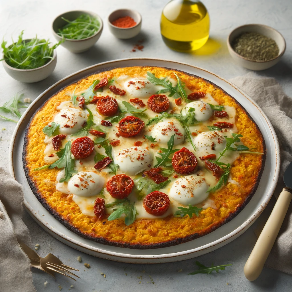Keto-Genuss: Pizza mit Blumenkohlboden